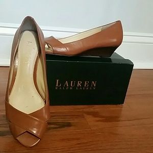 Ralph Lauren low heels open toe